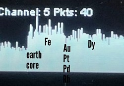 Mapping earth solid core with Pourrioscope