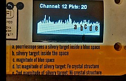 Mapping a sample of the meteorite with Pourrioscope II