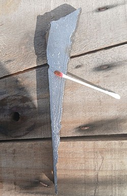 Testing for nickel in stony iron meteorite with nickel testing solution