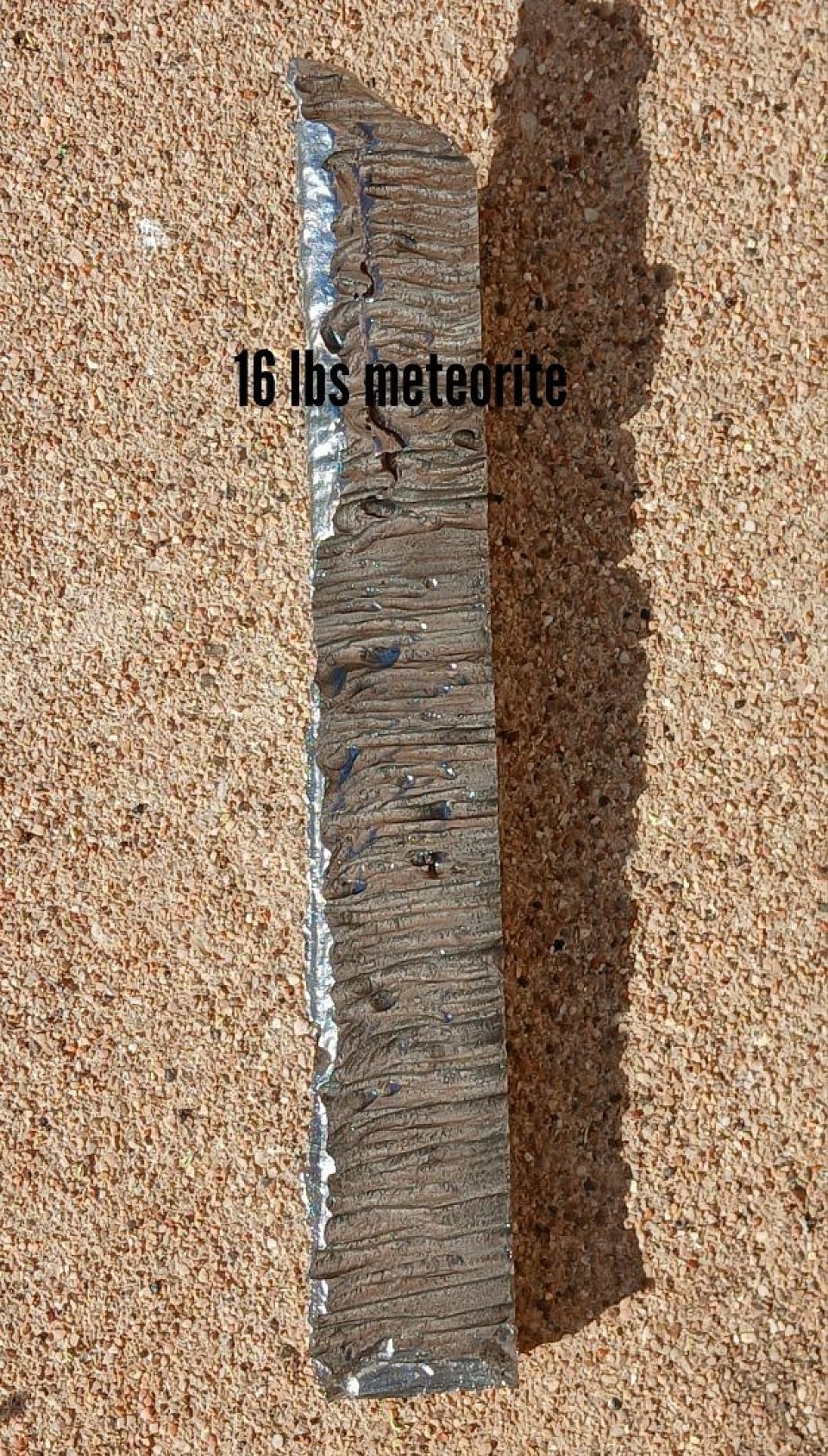 16 lbs Fe-Ni meteorite. $300,000