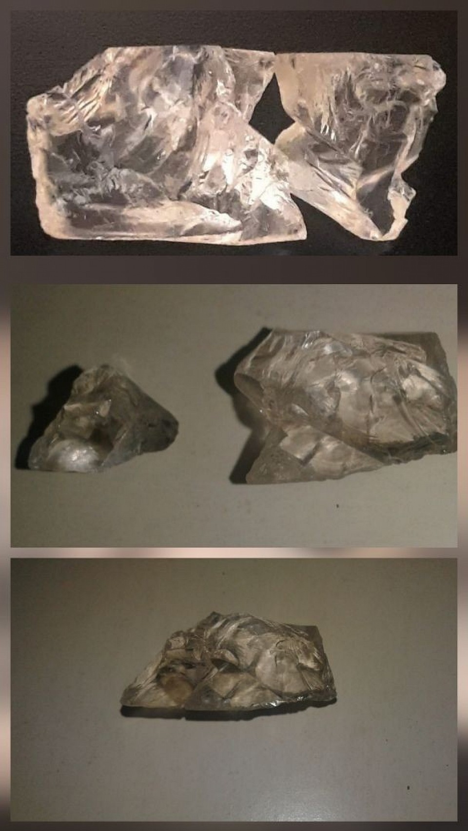 Total 34.5 carats waterclear Herkimer diamond(SiO2), $4000(Texas)