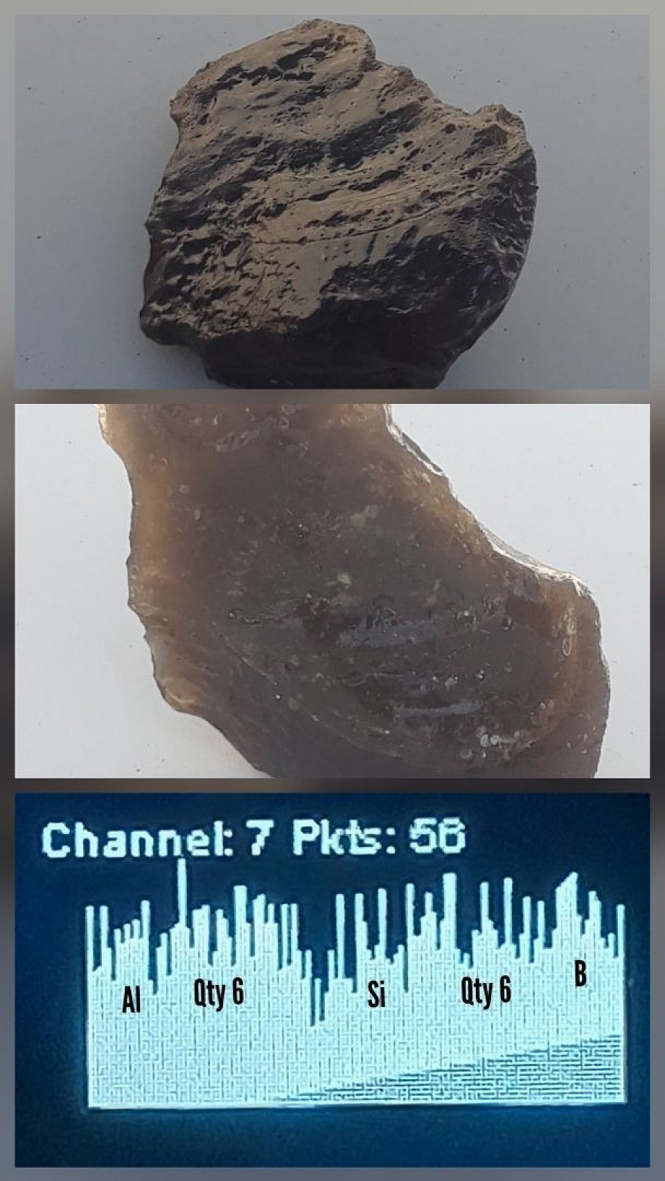 110 carats gem quality natural tourmaline: relative density 2.8, glossy,  raw and olivine green. $30,000